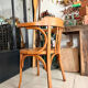 Fauteuil de bureau Baumann bois courbé 1950