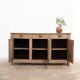 Three-door oak buffet – 19th century