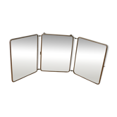 Miroir barbier triptyque (70*28cm)