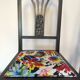 Art deco chairs jean paul gaultier fabric