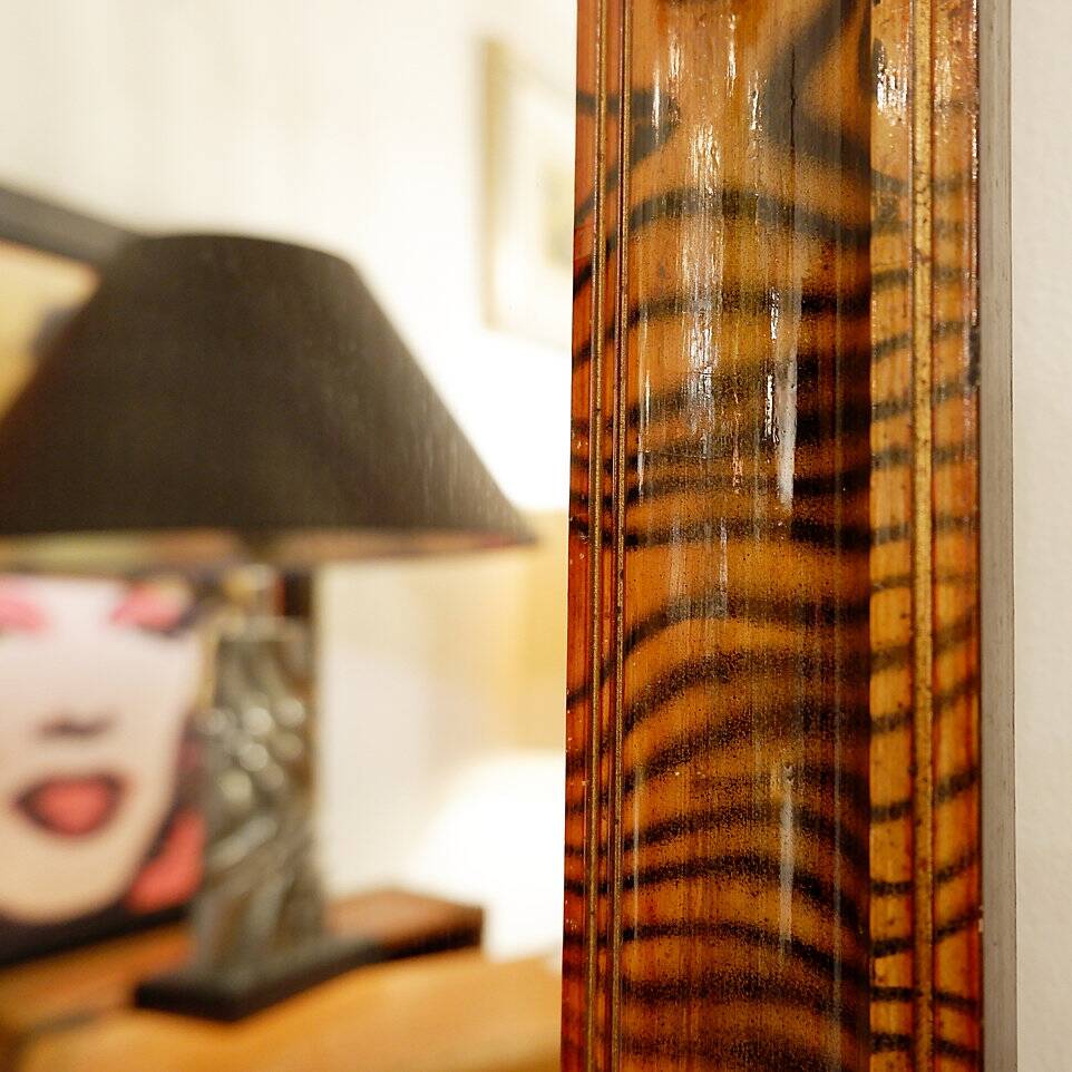 Large vintage decorative mirror