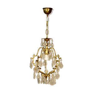 lustre à pampilles en