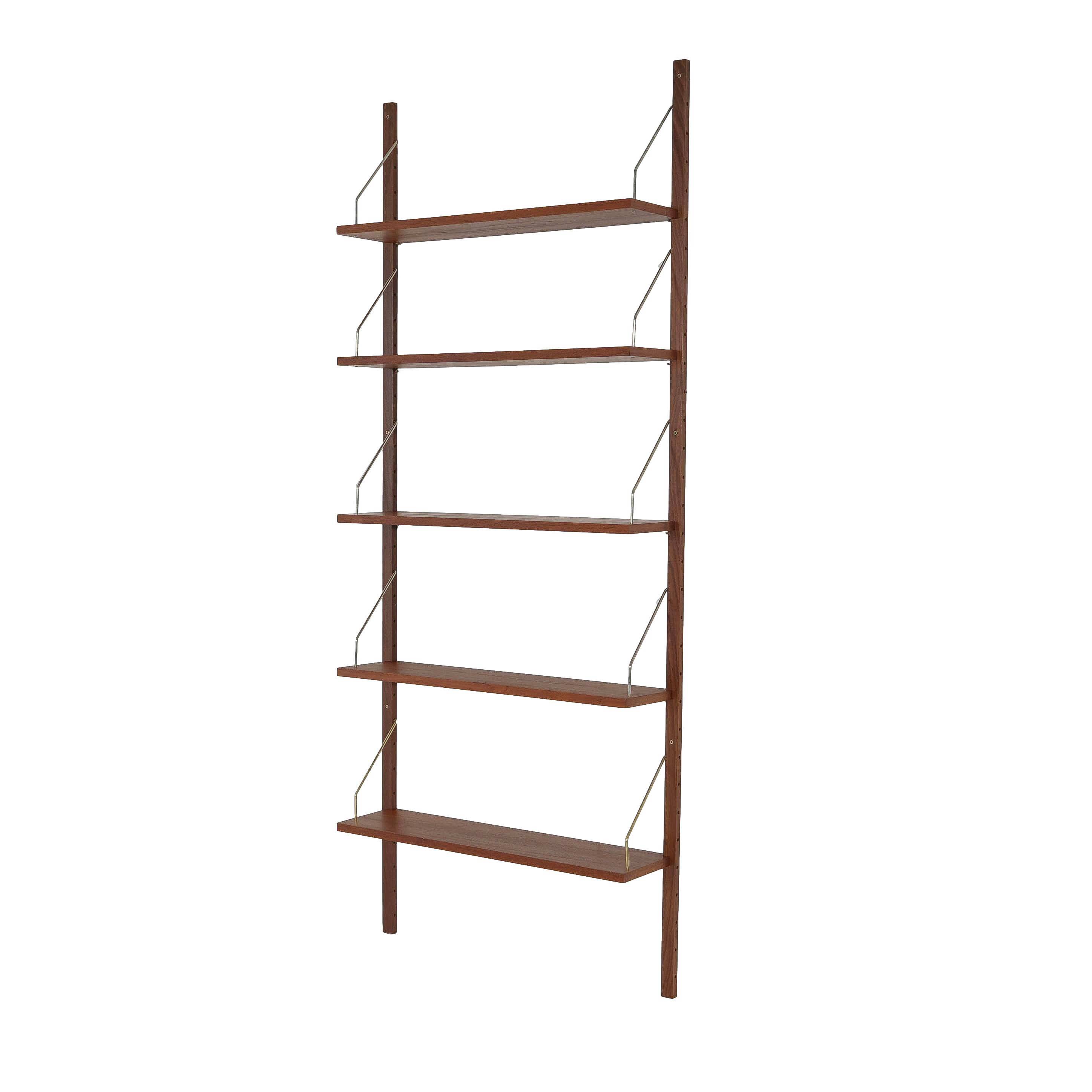 Modular shelving teak veneer, Denmark, 1970s