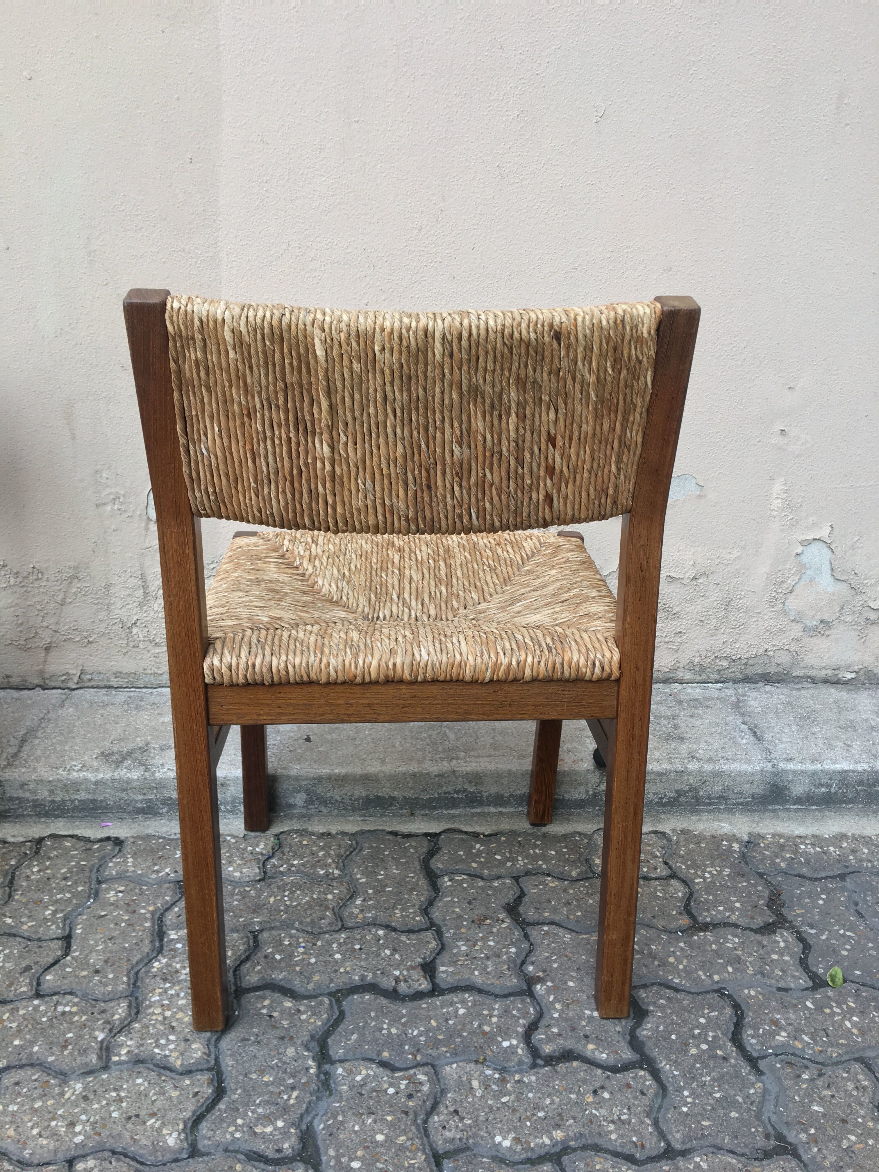 PRODUCT BHV - PASTOE chair in rosewood and straw