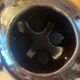 Brown ceramic teapot