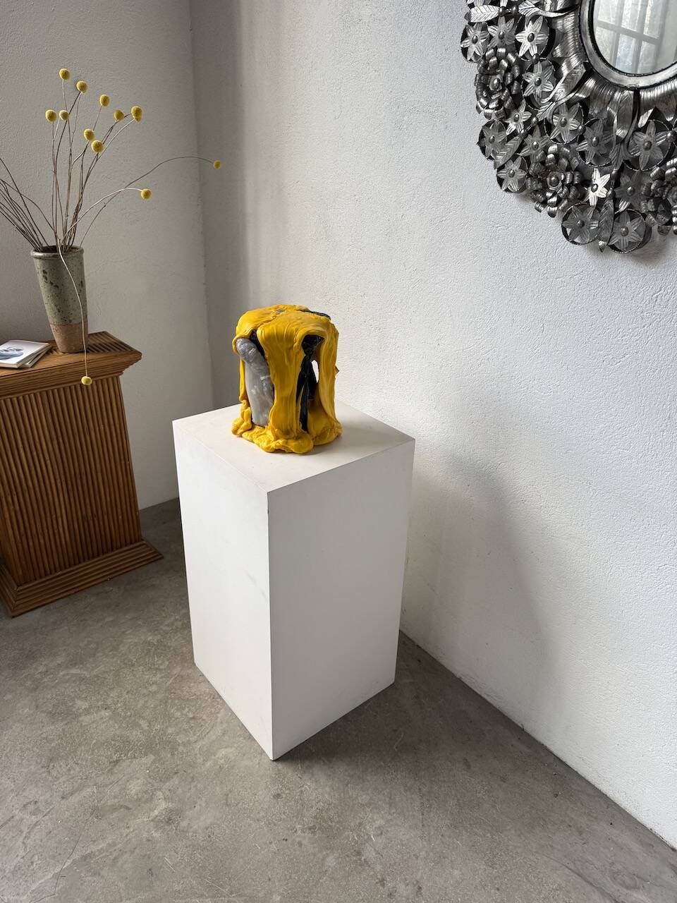 Resin fish sculpture