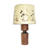 Modernist natural wood lamp 1960-70