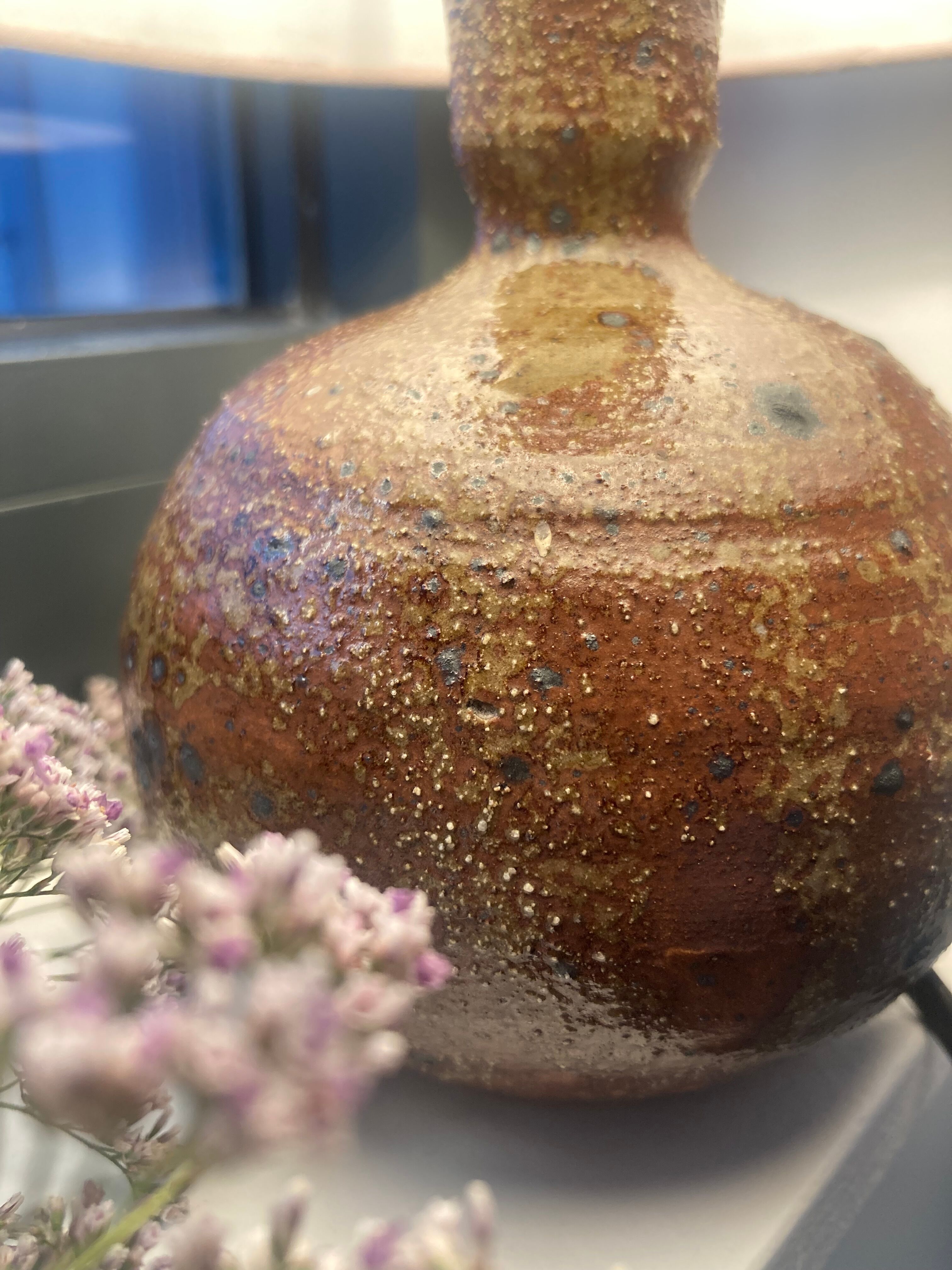 Pyrite stoneware lamp by baudat