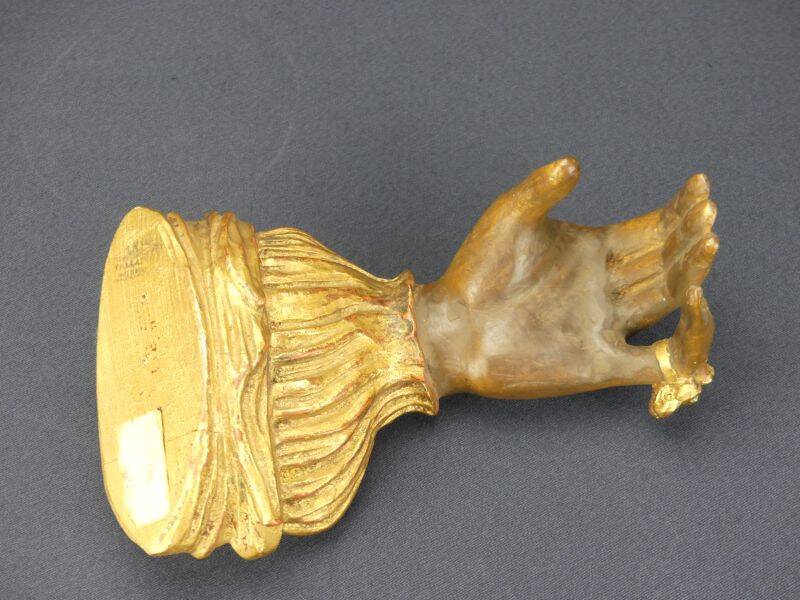 Palladio, Italie, main en bois sculpté