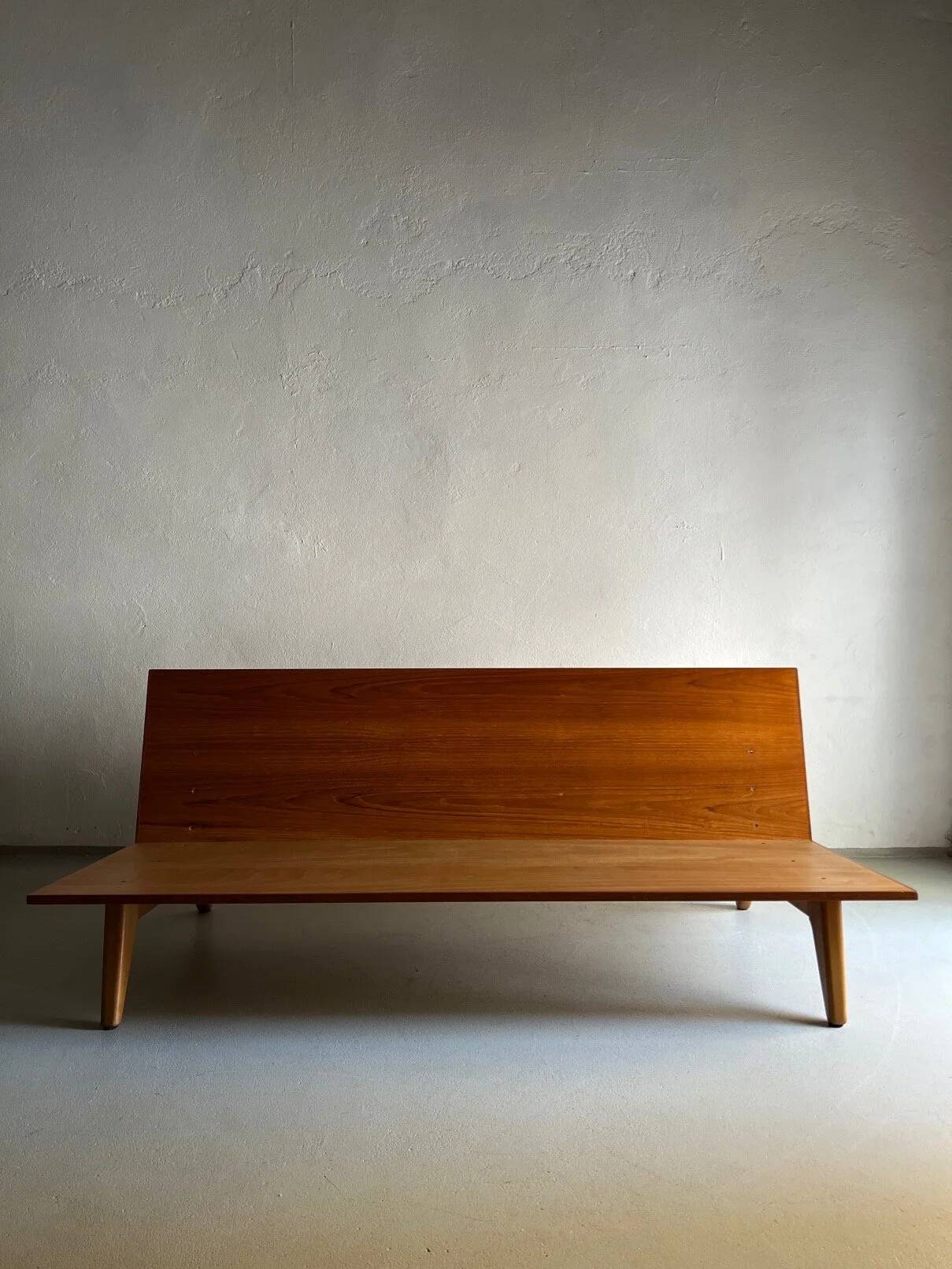 Teak daybed sofa by Gustaf Hiort Af Ornäs | Finland | 1950s
