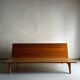 Teak daybed sofa by Gustaf Hiort Af Ornäs | Finland | 1950s
