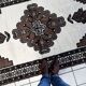 Handmade vintage Persian Gabbeh rug 128cm x 211cm, 1970s