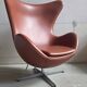 Fauteuil oeuf d'Arne Jacobsen pour Fritz Hansen
