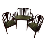 Art Deco sofa and armchair set