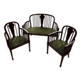 Art Deco sofa and armchair set