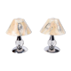Paire de lampes de chevet vintage