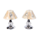 Paire de lampes de chevet vintage