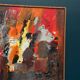 Original Swedish Oil on Panel – “Composition” by Kulo Green (1913–1972) – Signed – Vintage & Framed
