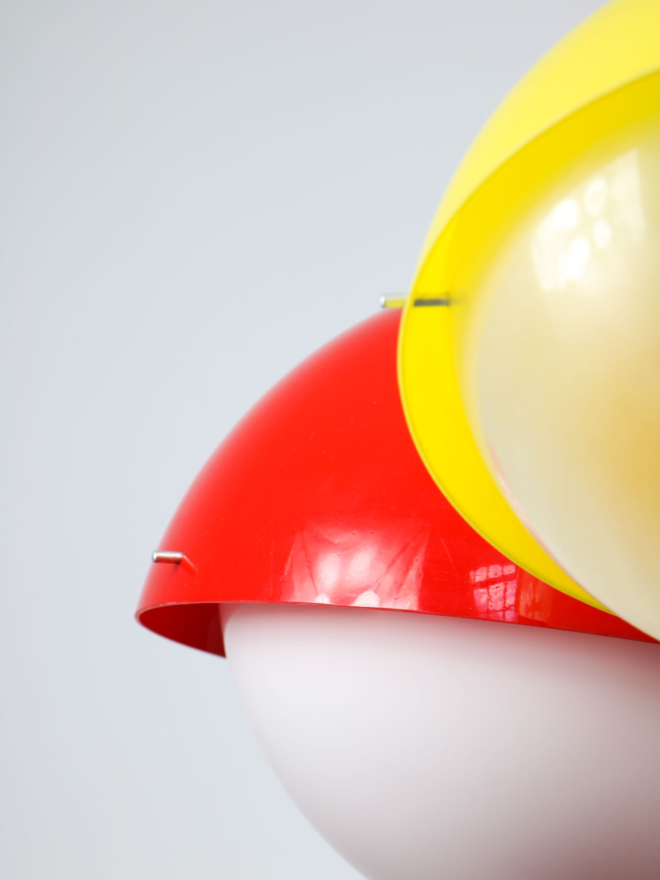 Set of 3 Space Age Pendant Lamps