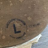 Golden baroque mirror with its 54x86cm tablet