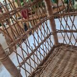 Rattan shelf