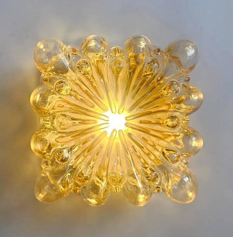 Rare Midcentury Flush Mount Limburg, Helena Tynell, Germany, 1970s