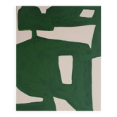 Abstract minimalist Organic green by Bodasca
