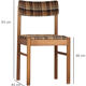 6 chaises Baumann vintage 1960