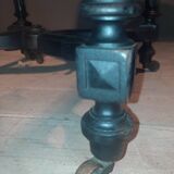 Blackened turned wooden stool '1900'