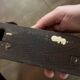 Thonet curved wood wall coat rack with 2 hooks