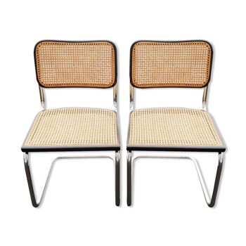 2 chairs Marcel Breuer B 32