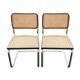 2 chairs Marcel Breuer B 32