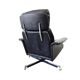 Vintage black leather armchair / lounge chair / relax seat