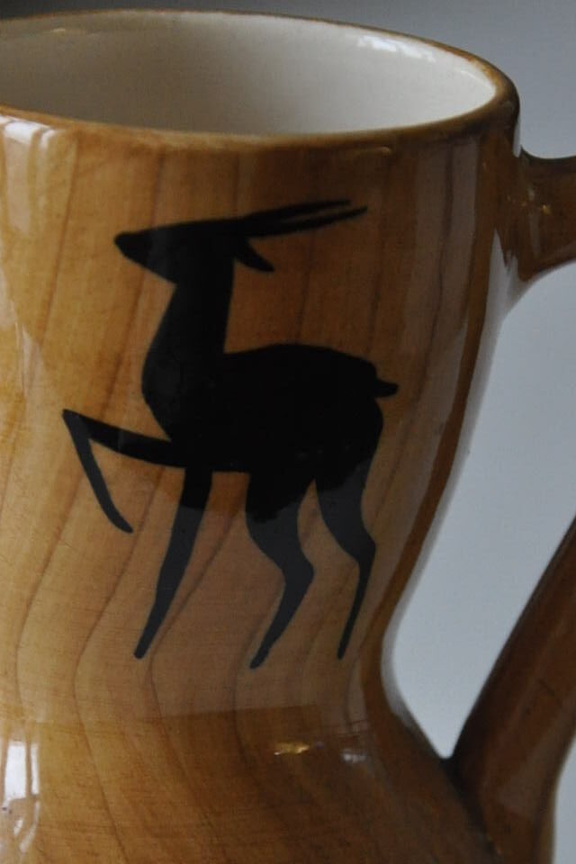 Ceramic pitcher Grandjean Jourdan Vallauris