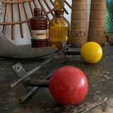 Vintage ball coat rack