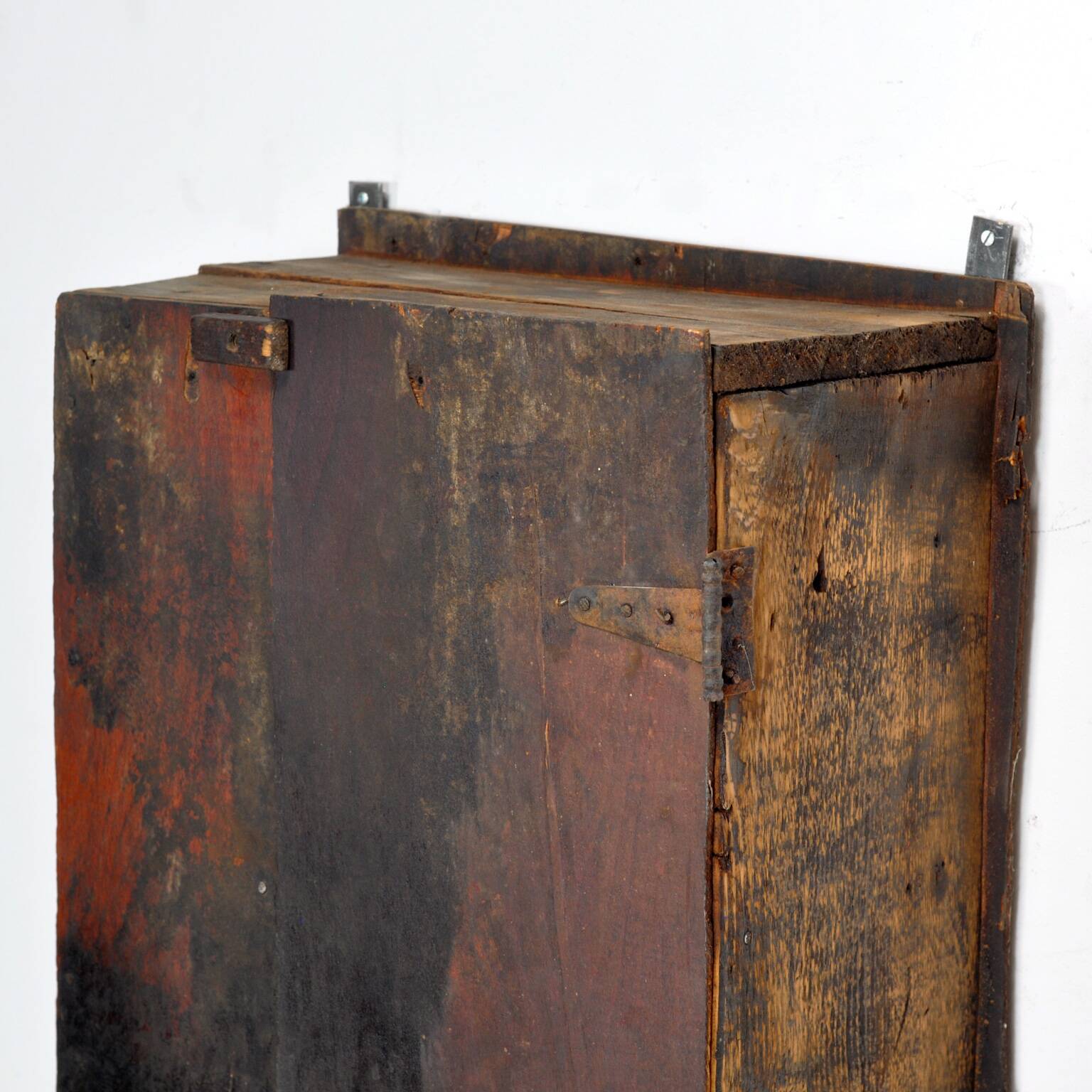 Wabi-sabi cabinet, wall unit, 1900s
