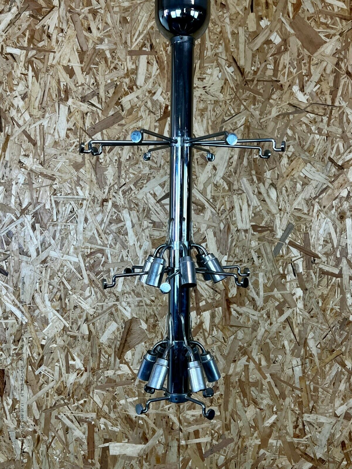 60s 70s Chandelier AV Mazzega Chandelier “Ragnatela” Murano Glass Space Age