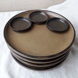 Ceramic Arts Fondue Plates