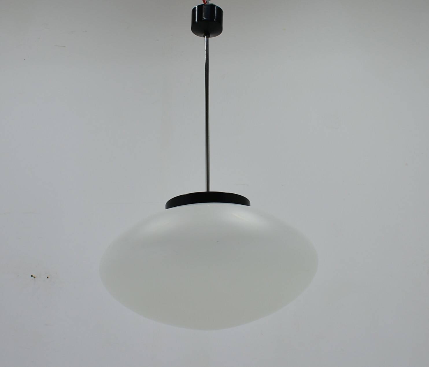Mid-Century Glass Pendant by Jaroslav Bejvl for Kamenicky Senov, 1960's