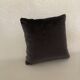 Coussin velours gris anthracite
