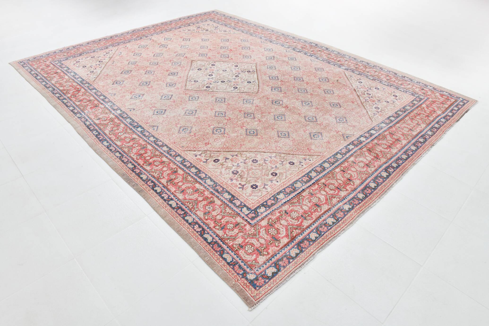 Tapis Persan Vintage Fait Main, Élégance Classique d’Iran, 289x366