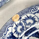 Creil & Montereau nineteenth series, Flora model. Ten flat plates
