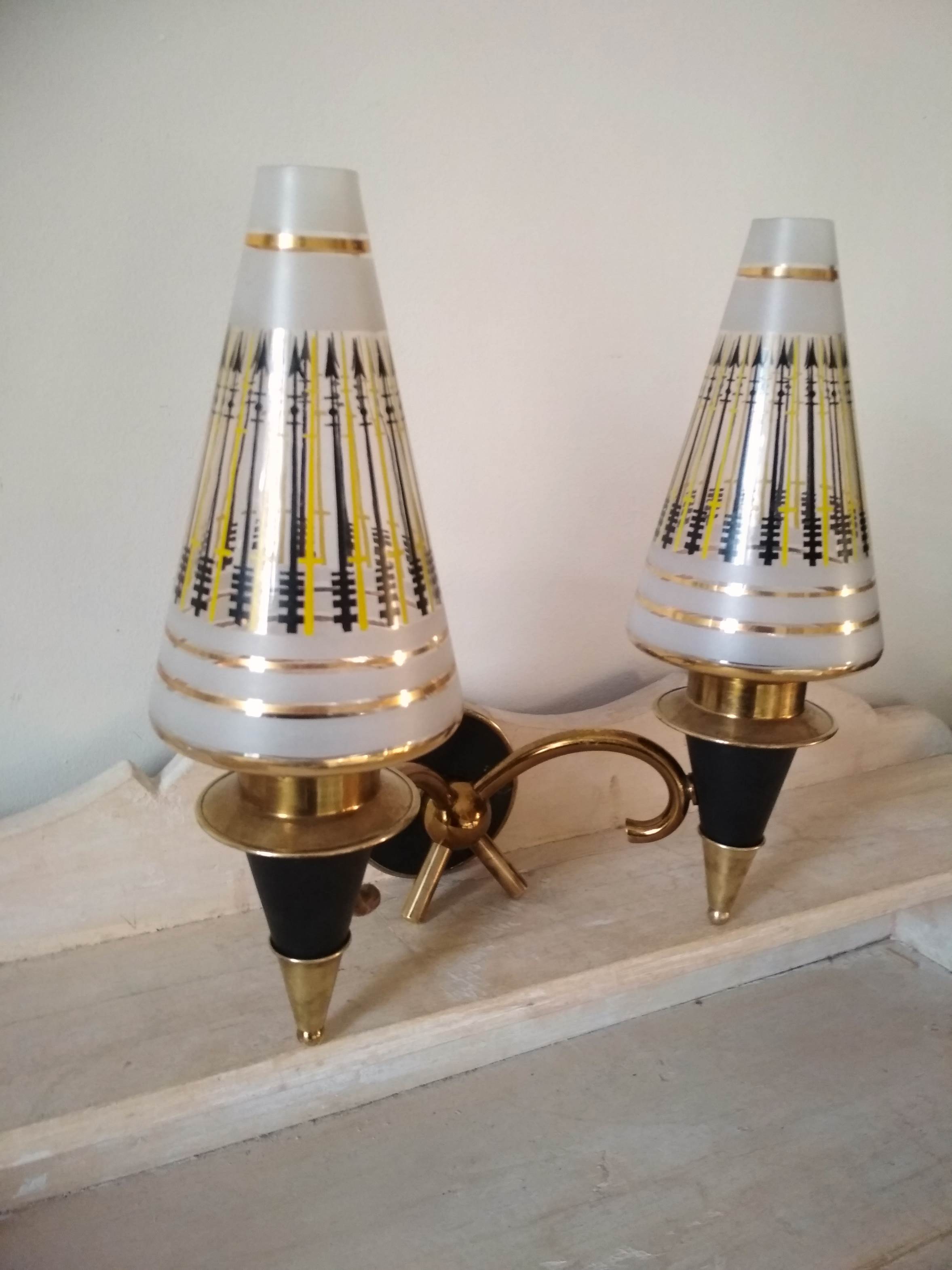 Vintage wall lamp from the 50s