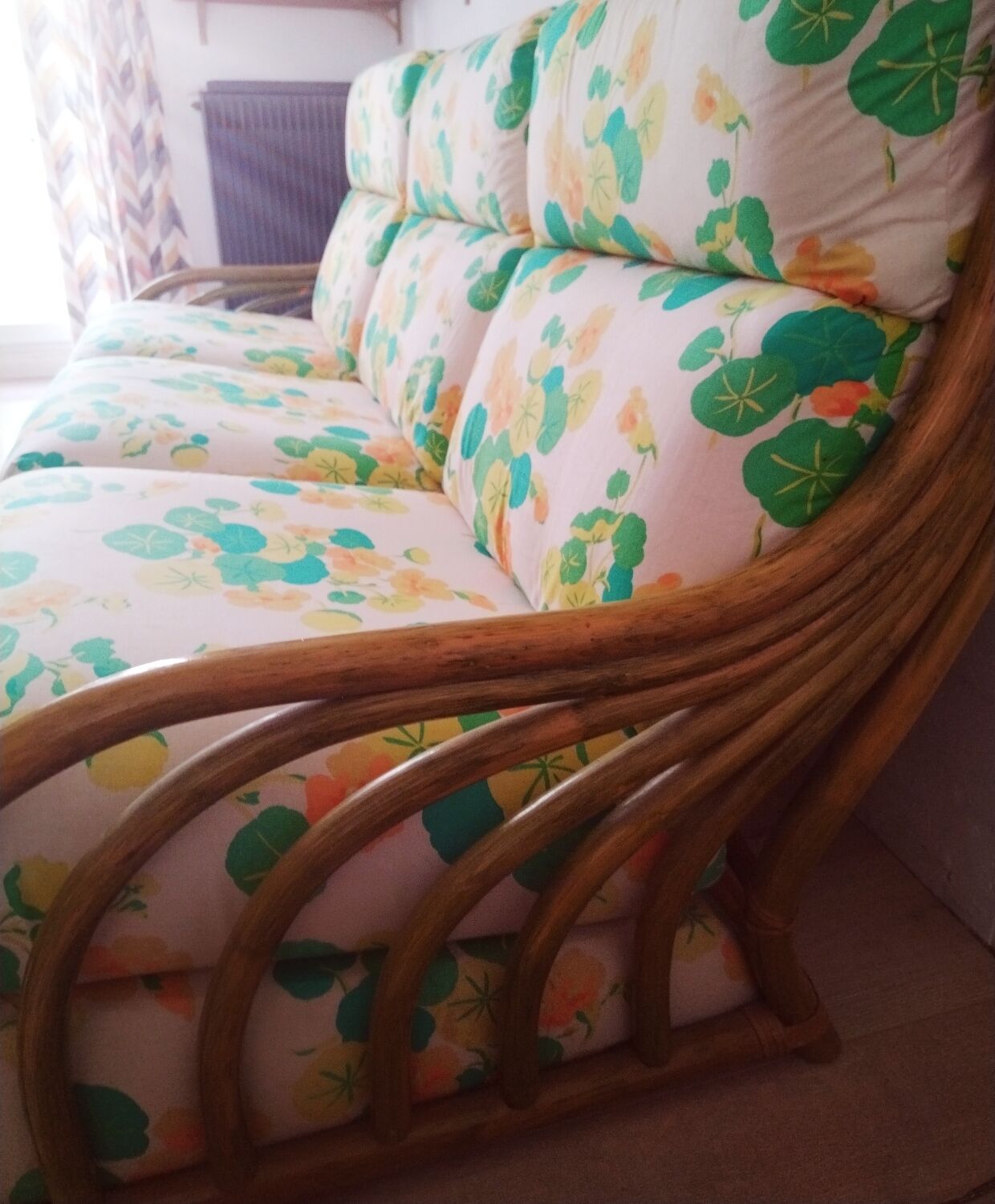 Salon bamboo rattan prestige