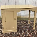 Bureau anglais en chêne et noyer du début XXème