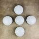 5 opaline ball sconces, half spheres, ceiling lights