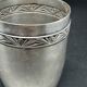 White metal (silverware) cup in its original box