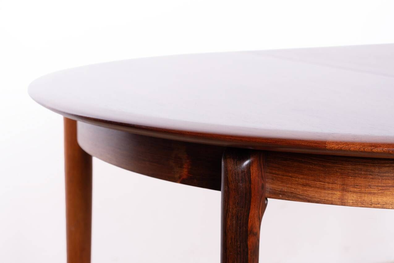 Danish extendable dining table, rosewood, Kai Lyngfeldt Larsen 1960.