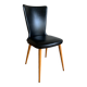 Black chair with compass legs