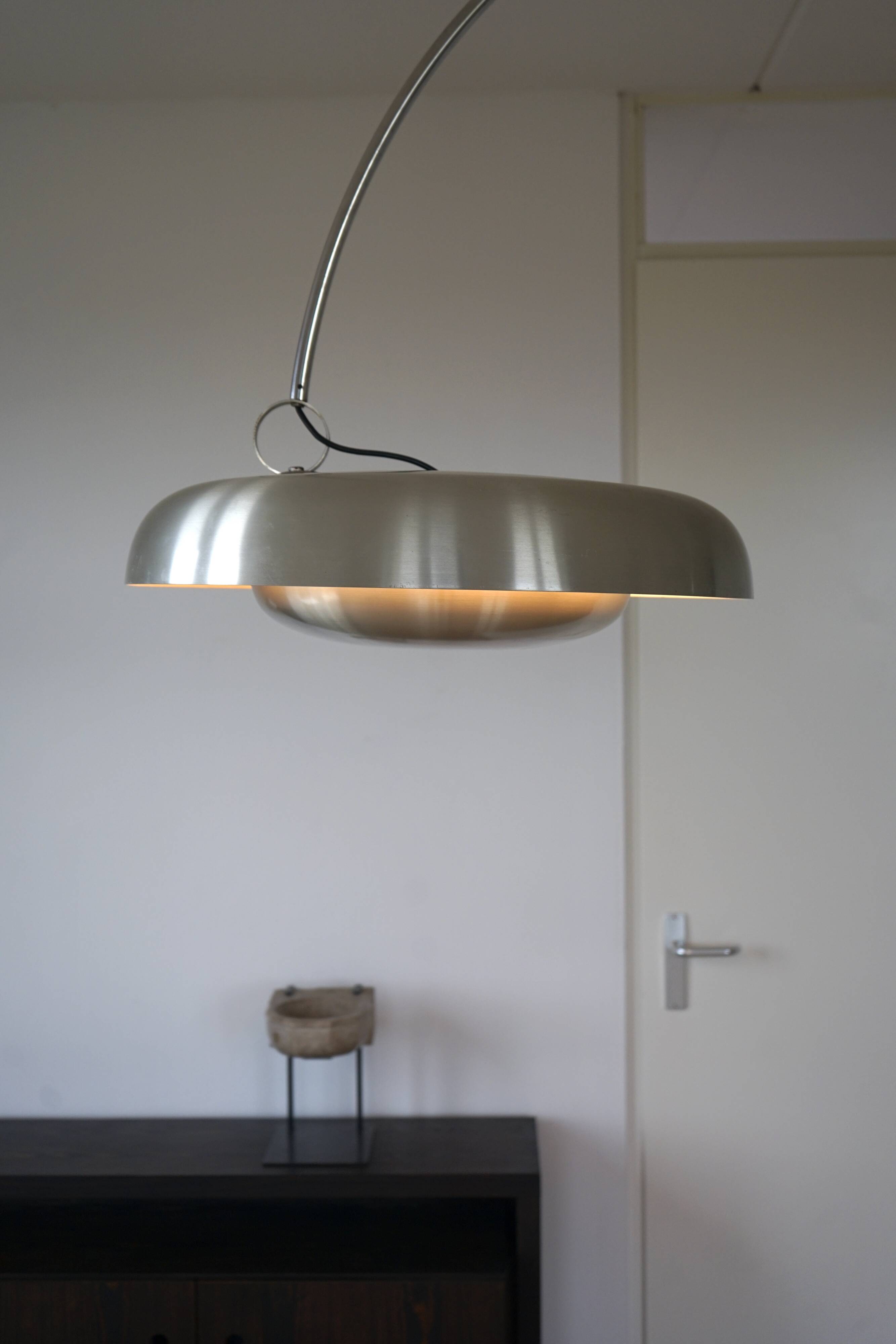 Lampe Arc par Pirro Cuniberti pour Sirrah Imola, 1970